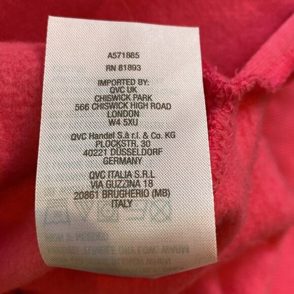 NWOT Peace Love World Button Front Jogger Set Pink Size 1X - Picture 11 of 15